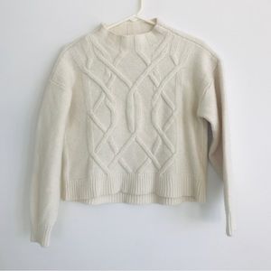 Everlane 100% Wool Crop Sweater